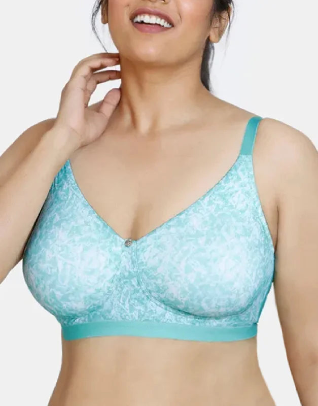 minimizer plus size bras for curvy figuresLosha True Curv Double Layered Non Wired Full Coverage Super Support Bra - Green Print minimizer plus size bras for curvy figuresLosha True Curv Double Layered Non Wired Full Coverage Super Support Bra - Green Print