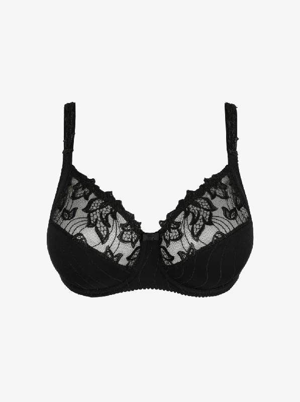Underwire bras for enhanced support and shaping​ Deauville Full Cup Bra - Black