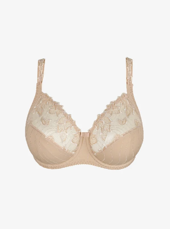 Bra with a plus - size bralette style for a trendy look Deauville Full Cup Bra - Caffe Latte Bra with a plus - size bralette style for a trendy look Deauville Full Cup Bra - Caffe Latte