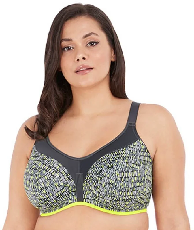 plus size convertible bras for flexibilityElomi Energise Underwire Sports Bra - Lime Twist plus size convertible bras for flexibilityElomi Energise Underwire Sports Bra - Lime Twist