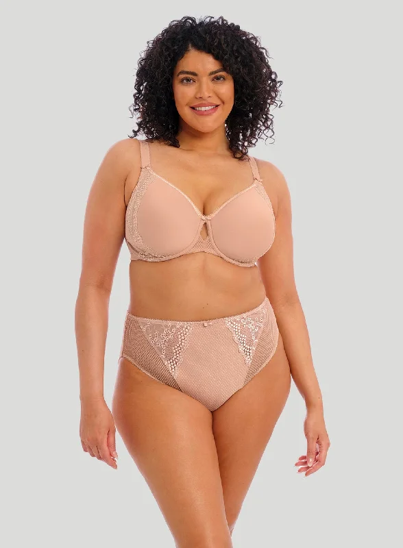 plus size bralette bras for comfortElomi: Charley Bandless Spacer Moulded Bra Fawn