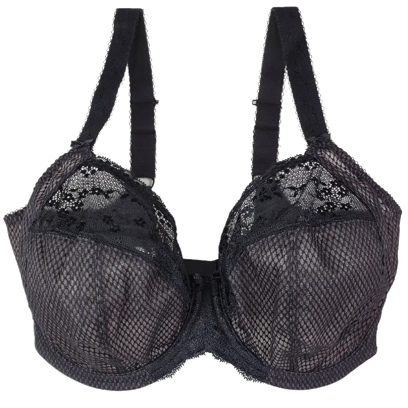 Unpadded bras for a natural and lightweight feel​ Elomi Charley Side Support Plunge Bra