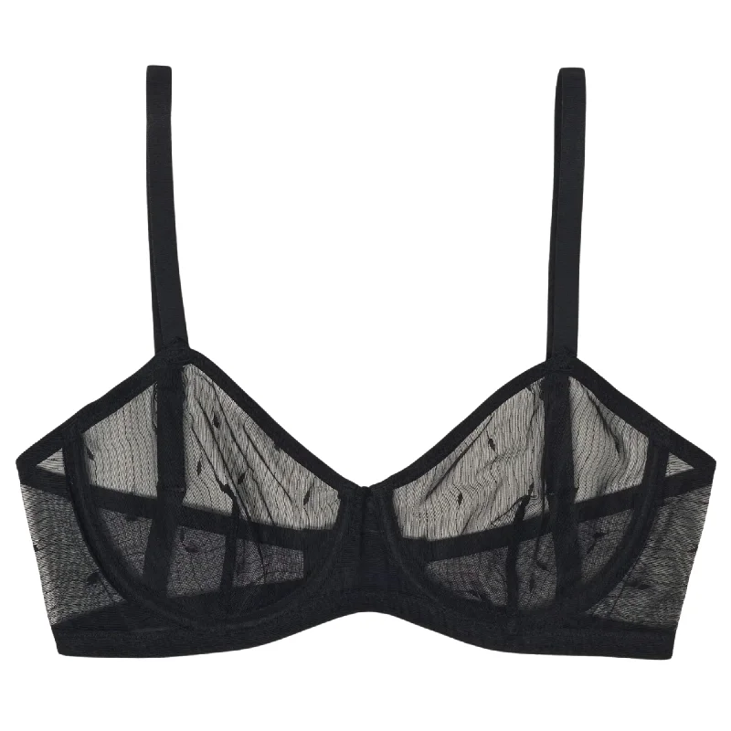 Front - closure bras for easy on and off​ Else Kate Underwire Bra - Black