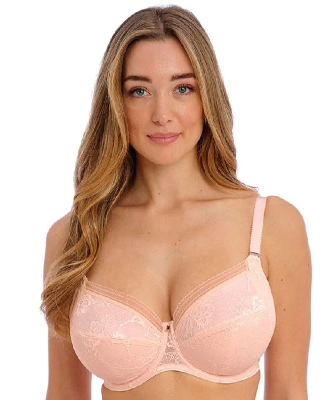 minimizer plus size bras for curvy figuresFantasie Fusion Lace Underwire Full Cup Side Support Bra - Blush