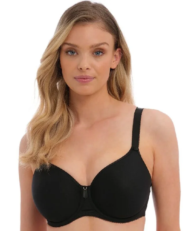 bralette bras for a trendy and comfortable styleFantasie Rebecca Essentials Moulded Spacer Underwired Bra - Black