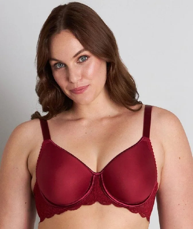 padded wireless bras for light supportFayreform Lace Perfect Contour Spacer Bra - Biking Red padded wireless bras for light supportFayreform Lace Perfect Contour Spacer Bra - Biking Red