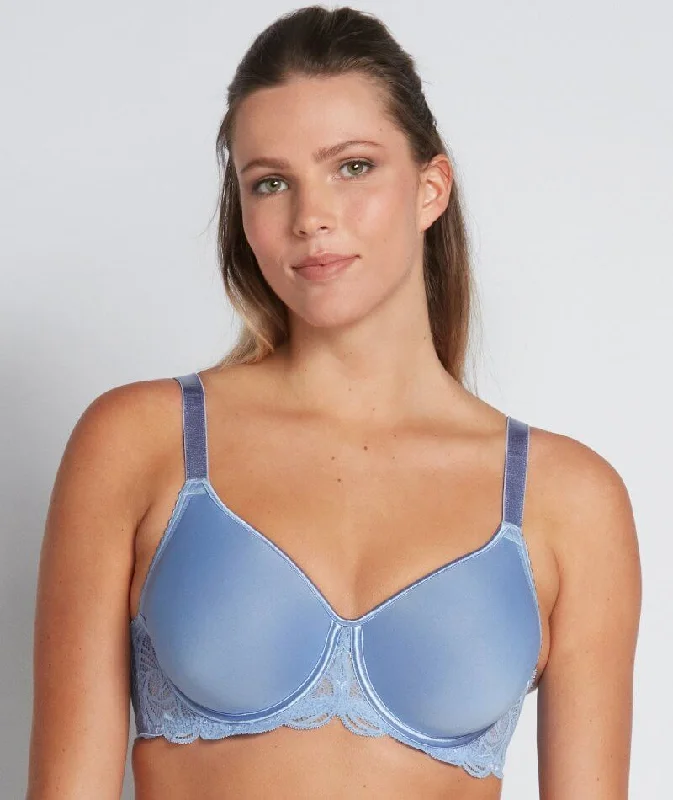plunge bras for low cut topsFayreform Lace Perfect Contour Spacer Bra - Grapemist