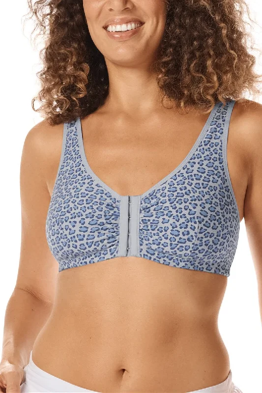 Bra with a floral - print for a feminine and stylish look​ Frances #44933 - Leopard Print
