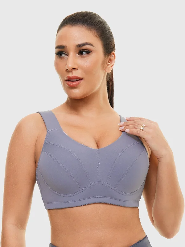 Bra with a floral - print for a feminine and stylish look Full Coverage Underwire Workout Sports Bras Grey Bra with a floral - print for a feminine and stylish look Full Coverage Underwire Workout Sports Bras Grey