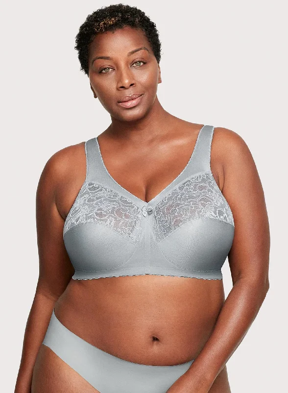 padded wireless bras for light supportGlamorise: Magic Lift Full Figure Support Bra Soft Gray padded wireless bras for light supportGlamorise: Magic Lift Full Figure Support Bra Soft Gray