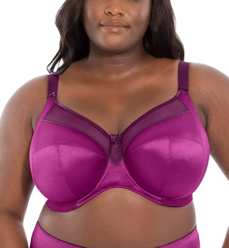Bra with a contour memory foam cup for a natural look Goddess Keira Support Underwire Bra (6090) - Magenta Mix Bra with a contour memory foam cup for a natural look Goddess Keira Support Underwire Bra (6090) - Magenta Mix