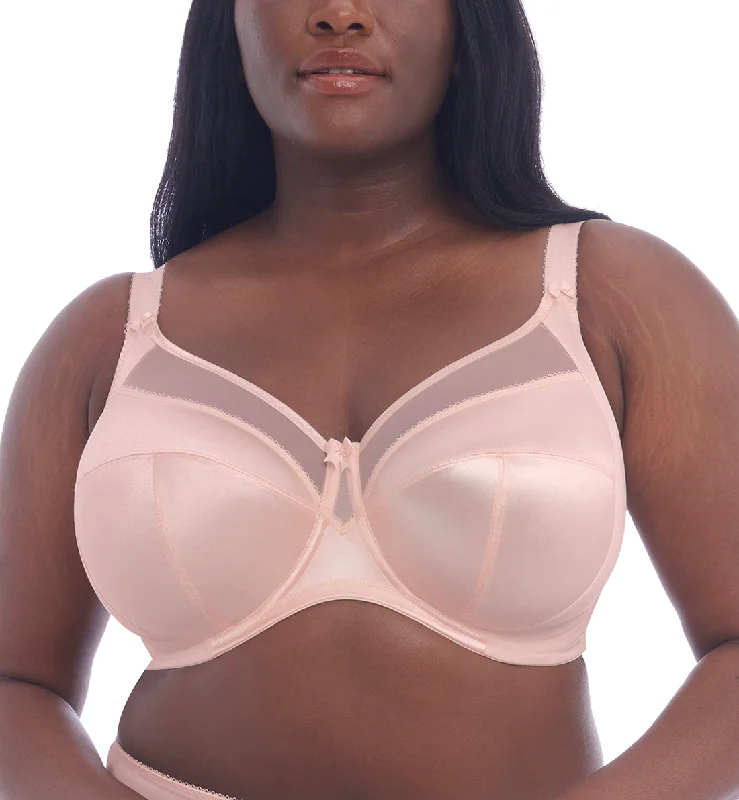 Bra with a plunge neckline for low - cut tops​ Goddess Keira Support Underwire Bra (6090) - Pearl Blush