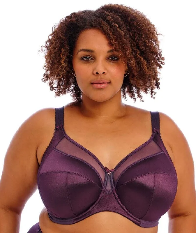sexy backless push up brasGoddess Keira Underwired Banded Bra - Blackberry