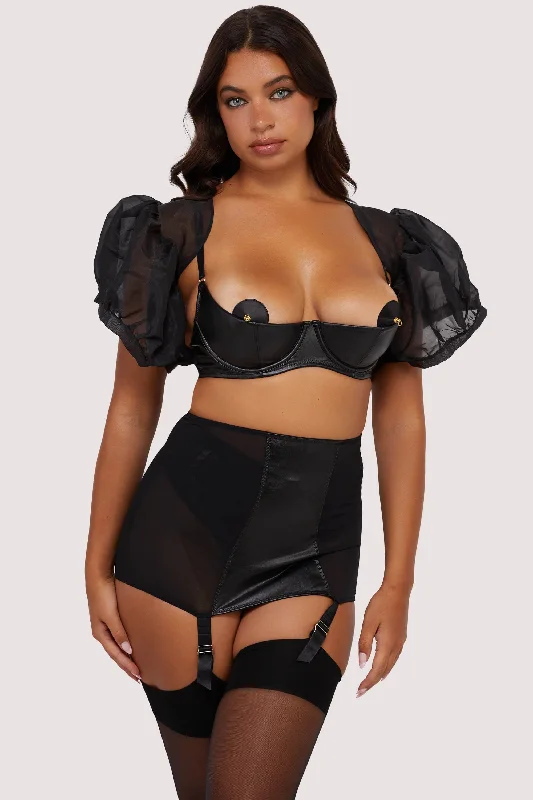 bralette with underwire for added supportIris Black Bolero