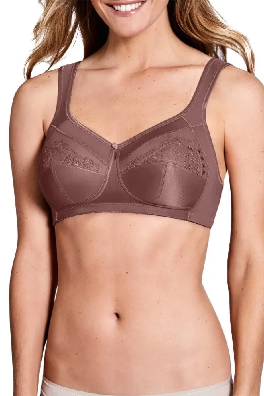Bra with a plus - size front - closure for easy access Isadora SB Rose Taupe #44543 Bra with a plus - size front - closure for easy access Isadora SB Rose Taupe #44543