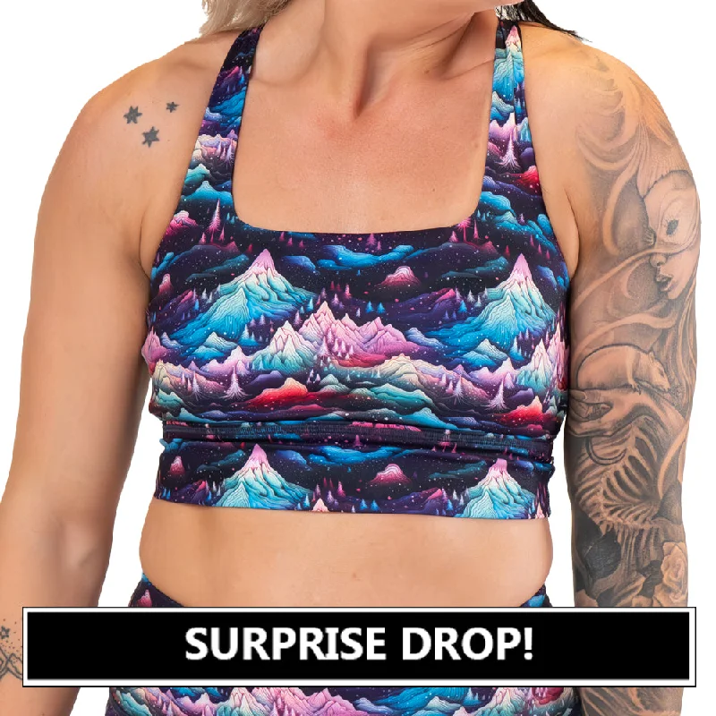 convertible bras with adjustable strapsLongline Bra | Winter Wonderland