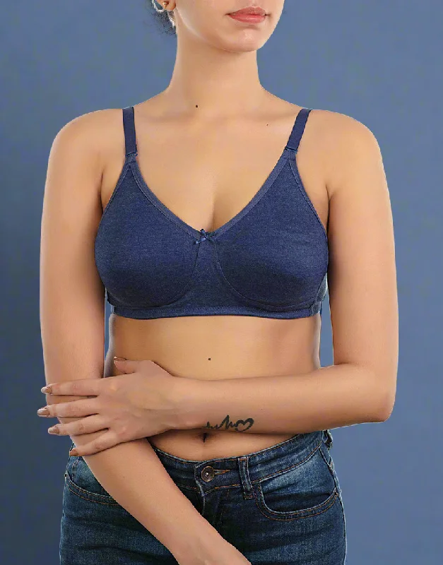 minimizer bras to reduce bust sizeLOSHA COTTON DOUBLE LAYERED MOULDED CUPS WIRE-FREE BRA-BLUE DEPTHS minimizer bras to reduce bust sizeLOSHA COTTON DOUBLE LAYERED MOULDED CUPS WIRE-FREE BRA-BLUE DEPTHS