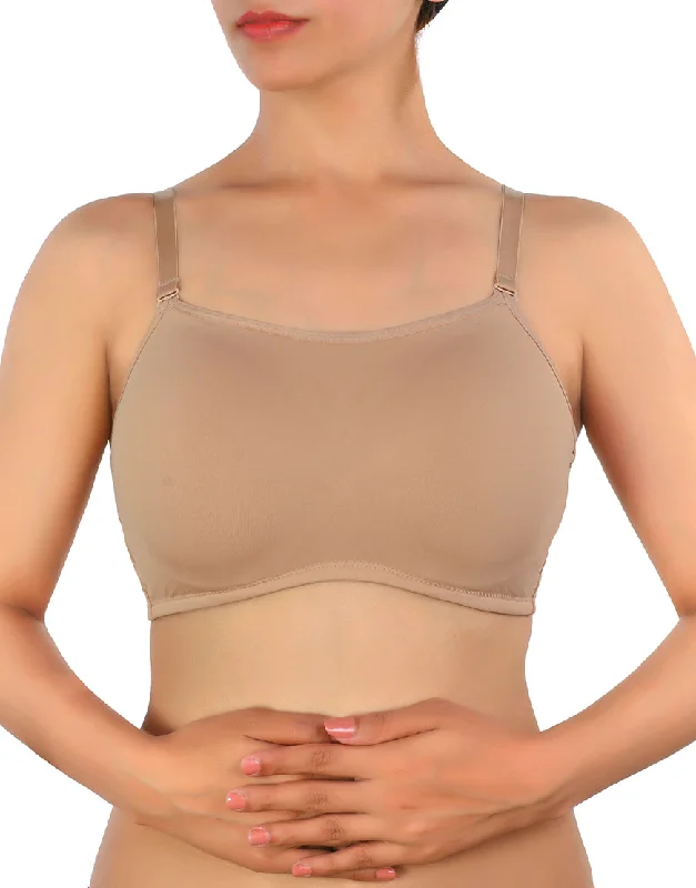 plunge t - shirt bras for a sleek appearanceLOSHA LIGHTLY PADDED SUPPER SUPPORT WIRED CAMI STYLE T-SHIRT BRA -SKIN plunge t - shirt bras for a sleek appearanceLOSHA LIGHTLY PADDED SUPPER SUPPORT WIRED CAMI STYLE T-SHIRT BRA -SKIN