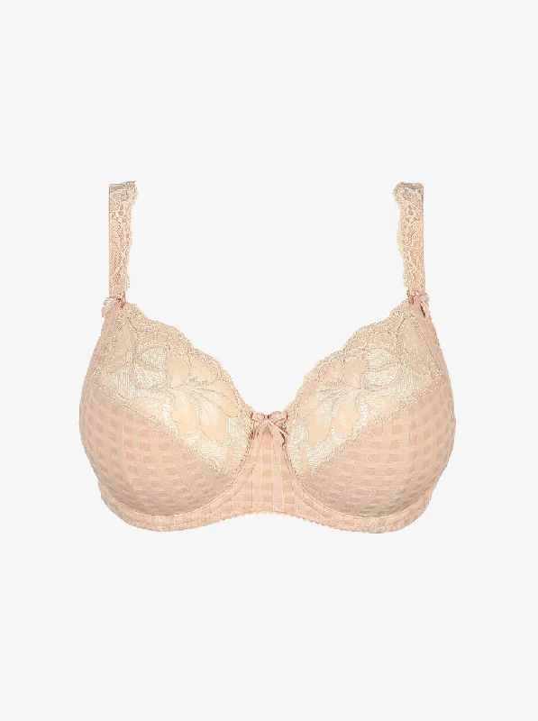 Bra with a plus - size adjustable strap for added comfort Madison Full Cup Bra - Caffe Latte Bra with a plus - size adjustable strap for added comfort Madison Full Cup Bra - Caffe Latte