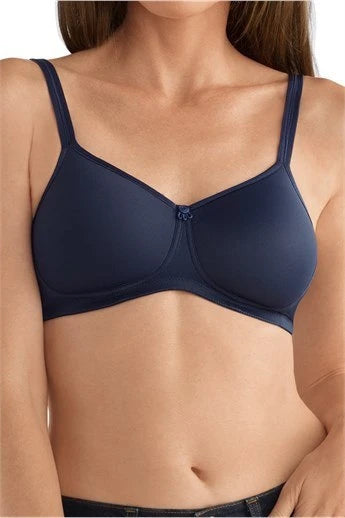 Bra with a push - up memory foam cup for enhanced cleavage​ Mara #44416 Dk Blue