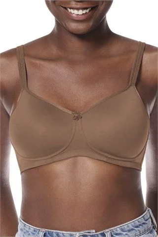 Bra with a breathable lining for a cool feel Mara #44864 Non-wired Padded Bra - Mocha Bra with a breathable lining for a cool feel Mara #44864 Non-wired Padded Bra - Mocha