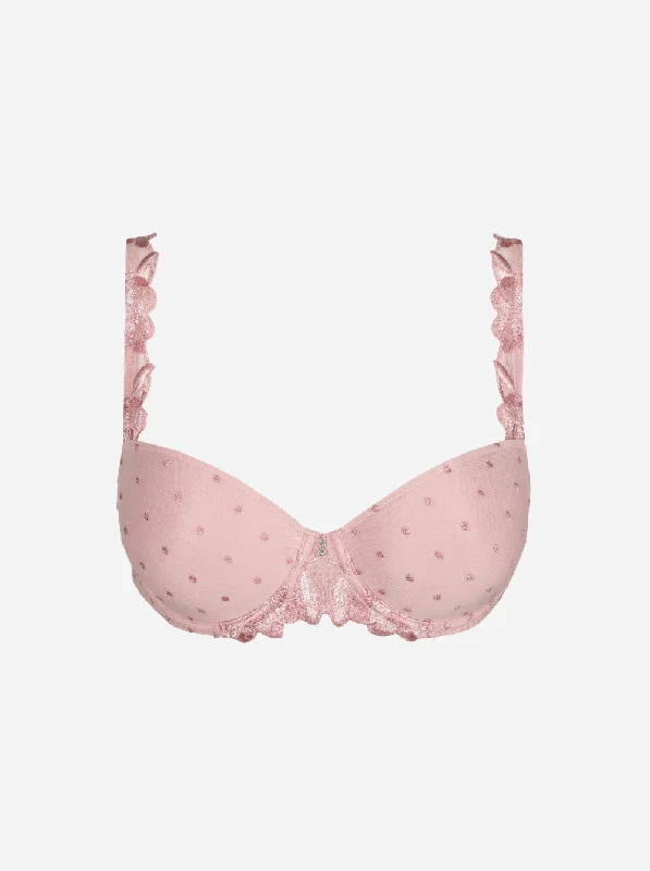 Convertible bras with adjustable straps for versatile styling Agnes Balcony Bra - Vintage Pink Convertible bras with adjustable straps for versatile styling Agnes Balcony Bra - Vintage Pink