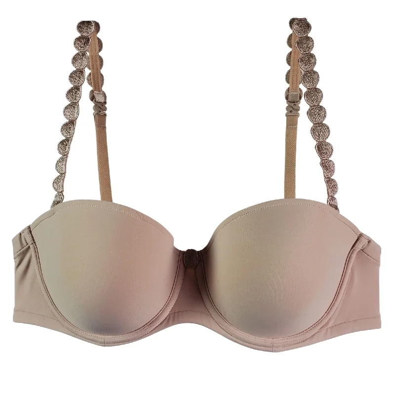 Bra with wide straps for added comfort and weight distribution Marie Jo Tom Padded Strapless Bra Bra with wide straps for added comfort and weight distribution Marie Jo Tom Padded Strapless Bra