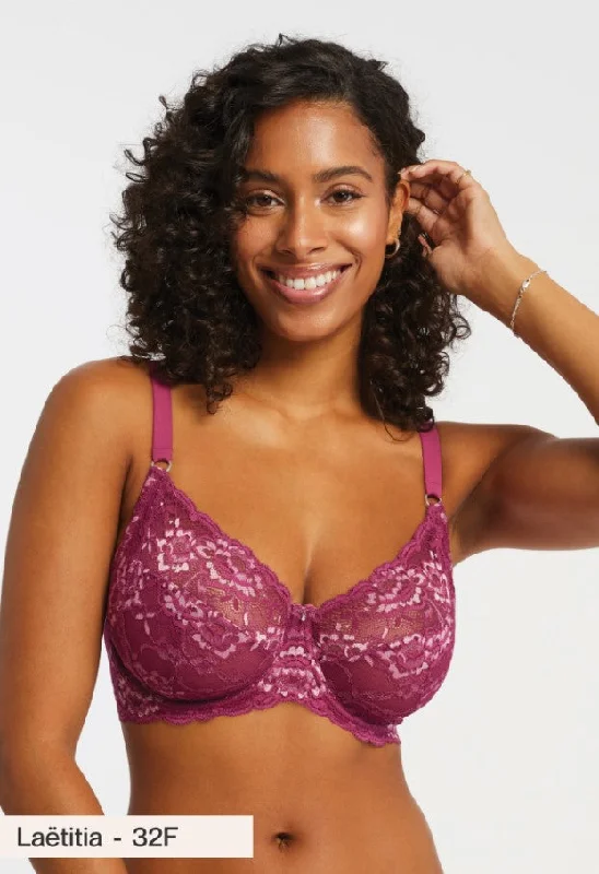 Full - cup bras providing maximum coverage and support Montelle Muse Full Cup Lace Bra Full - cup bras providing maximum coverage and support Montelle Muse Full Cup Lace Bra
