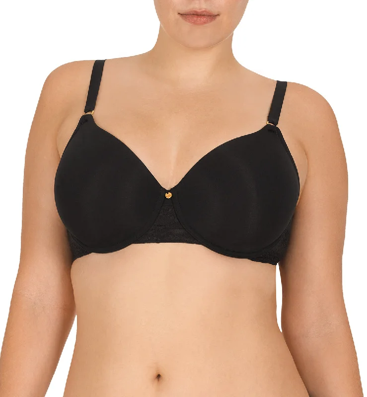 Minimizer bras to reduce the appearance of breast size Natori Bliss Perfection Contour Underwire Bra (721154) - Black Minimizer bras to reduce the appearance of breast size Natori Bliss Perfection Contour Underwire Bra (721154) - Black