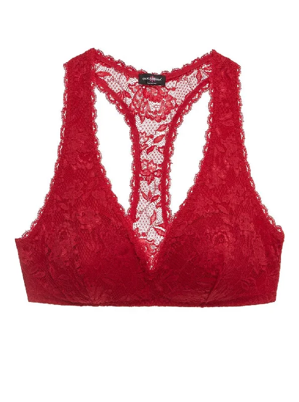 Bra with a satin - lined cup for a smooth and comfortable fit Racie Gepolsterte Bralette Bra with a satin - lined cup for a smooth and comfortable fit Racie Gepolsterte Bralette