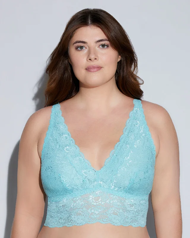 Bra with a plus - size customized fit option for a perfect fit Plungie Longline Bralette In Erweiterten Plus Sizes
