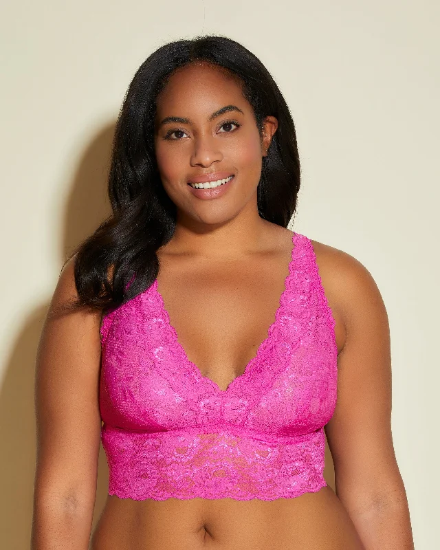 Bra with a silk - lined cup for a luxurious texture​ Plungie Longline Bralette In Erweiterten Plus Sizes