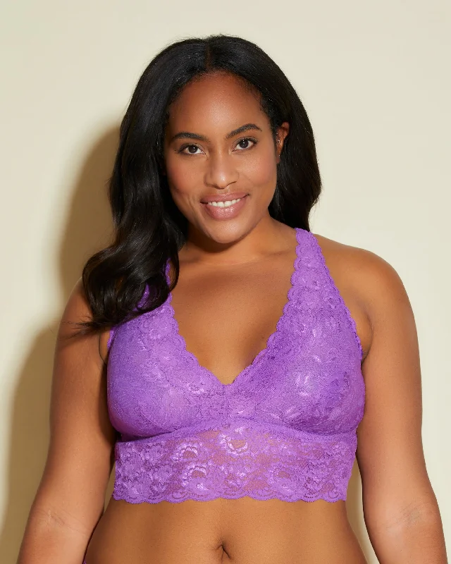 Bra with an anti - itch lining for added comfort​ Plungie Longline Bralette In Erweiterten Plus Sizes
