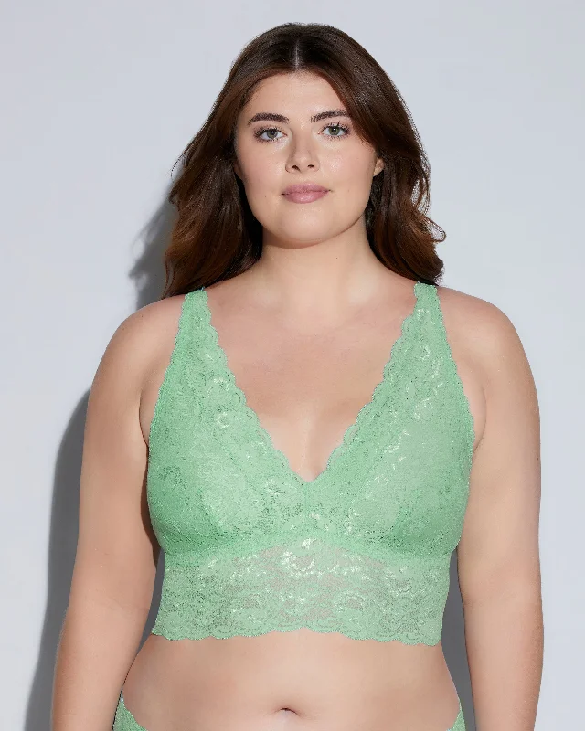 Bra with a single - strap design for a unique and modern style​ Plungie Longline Bralette In Erweiterten Plus Sizes