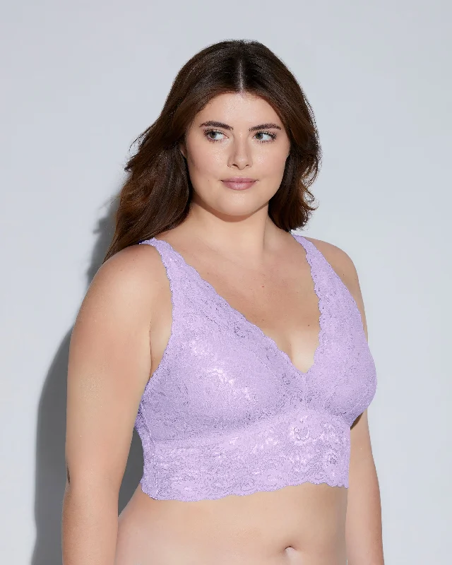 Bra with a seamless back for a smooth look under clothes​ Plungie Longline Bralette In Erweiterten Plus Sizes