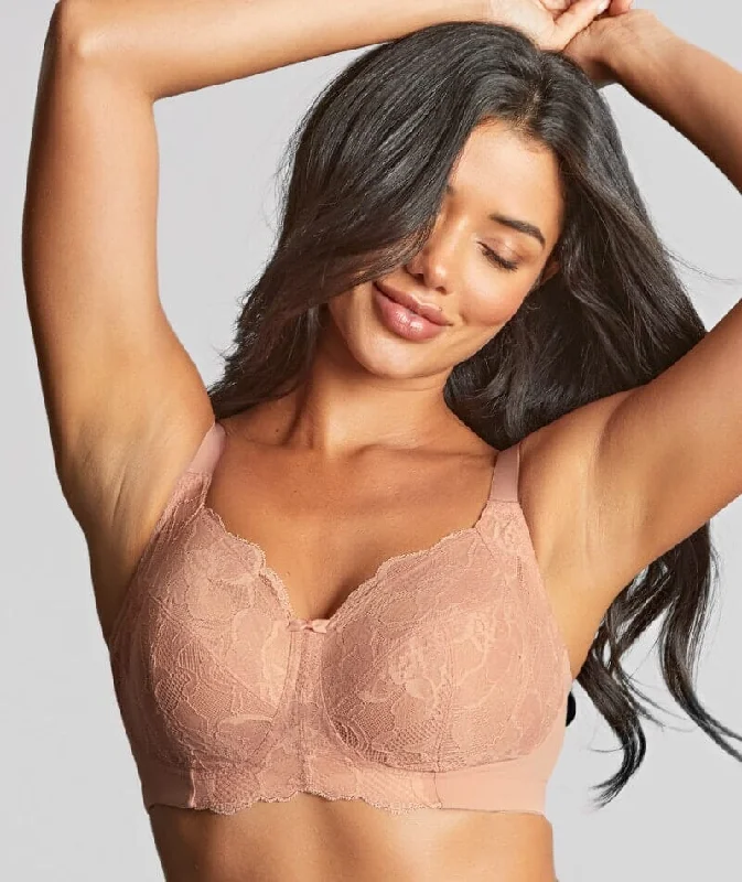 underwire sports bras for extra stabilityPanache Rocha Wire-free Bra - Misty Rose