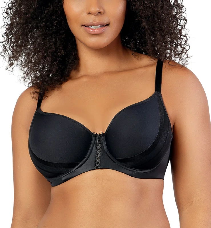 Bra with a soft - touch lining for a luxurious experience Parfait Shea Spacer T-Shirt Underwire Bra (P6061) - Black Bra with a soft - touch lining for a luxurious experience Parfait Shea Spacer T-Shirt Underwire Bra (P6061) - Black