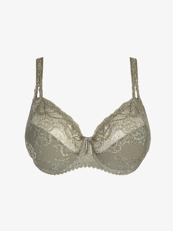Bra with a plus - size wireless option for comfort Delight Full Cup Bra - Botanique Bra with a plus - size wireless option for comfort Delight Full Cup Bra - Botanique