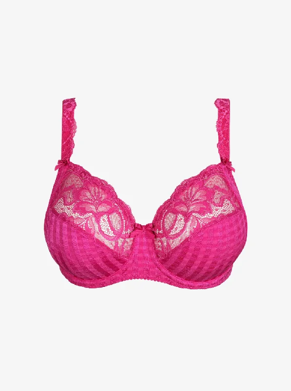 Bra with a plus - size customized fit option for a perfect fit Madison Full Cup Bra - Fuchsia Fiesta