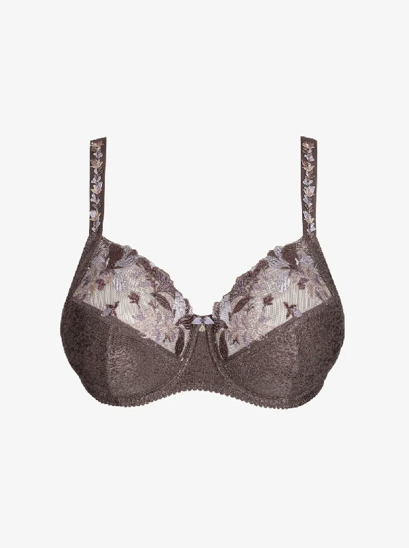 Bra with a half - cup design for a sexy and minimalist look Mohala Full Cup Bra - Eyeshadow Bra with a half - cup design for a sexy and minimalist look Mohala Full Cup Bra - Eyeshadow