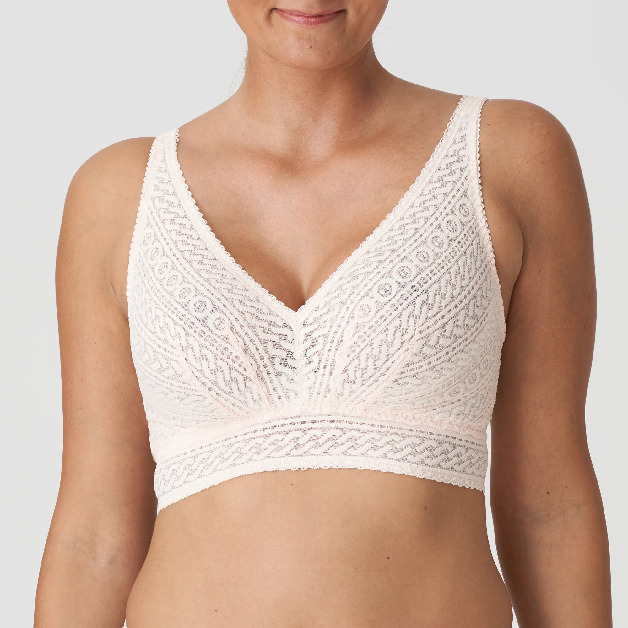 Bra with a breathable lining for a cool feel Prima Donna Montara Wireless Full Cup Bra in Crystal Pink Bra with a breathable lining for a cool feel Prima Donna Montara Wireless Full Cup Bra in Crystal Pink