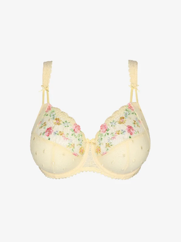 Bra with a built - in underwire for enhanced support Sedaine Full Cup Bra - French Vanilla Bra with a built - in underwire for enhanced support Sedaine Full Cup Bra - French Vanilla
