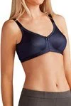 Bra with a high - cut cup for more coverage and support​ Rita #44234 Dark Blue