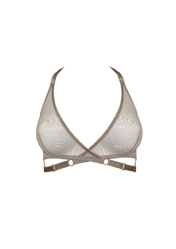 sports bras for high impact workoutsSignature Mesh Wrap Bra
