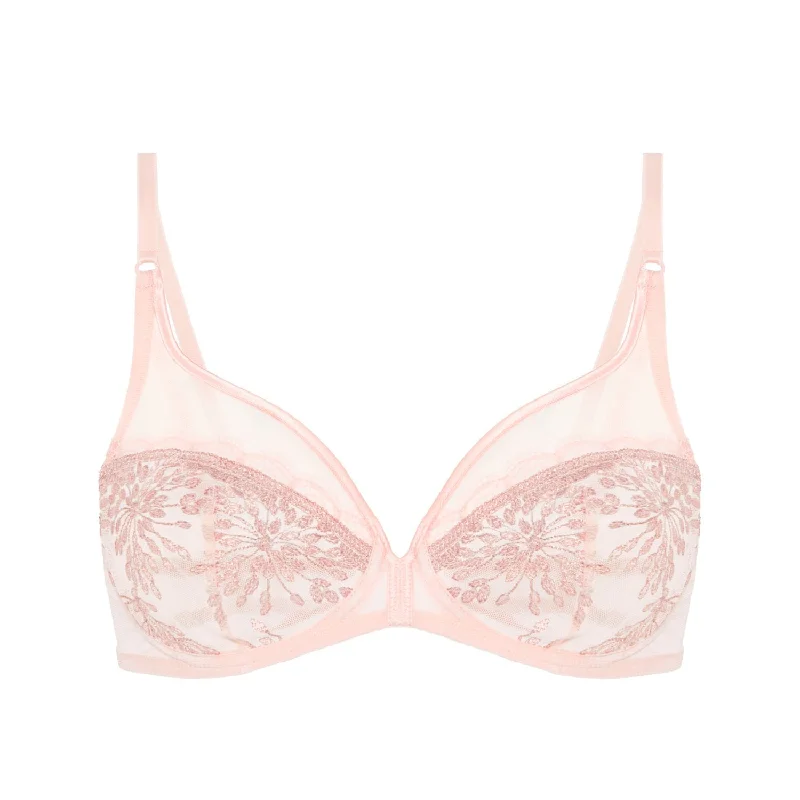 Bra with an anti - itch lining for added comfort Simone Perele Singuliere Sheer Plunge Bra with an anti - itch lining for added comfort Simone Perele Singuliere Sheer Plunge