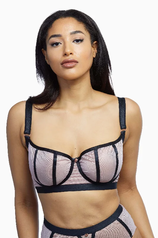 lace balconette bras for a luxurious feelSheer Chic Balcony Bra