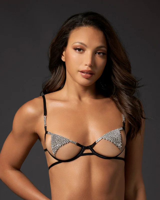 full cup padded bras for enhanced shapeSusu Wired Bra Black/Silver