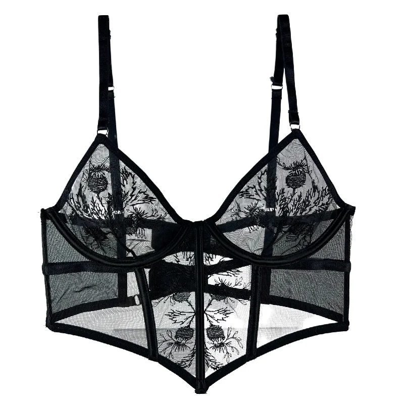 Bra with a silk - lined cup for a luxurious texture Thistle and Spire Verona Bodice Bra with a silk - lined cup for a luxurious texture Thistle and Spire Verona Bodice