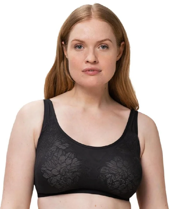 sleep bras with adjustable strapsTriumph Fit Smart Padded Wire-free Bra - Black