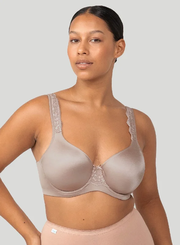 lace bras for a romantic lookTriumph: Gorgeous Silhouette Underwire Bra Skin Light
